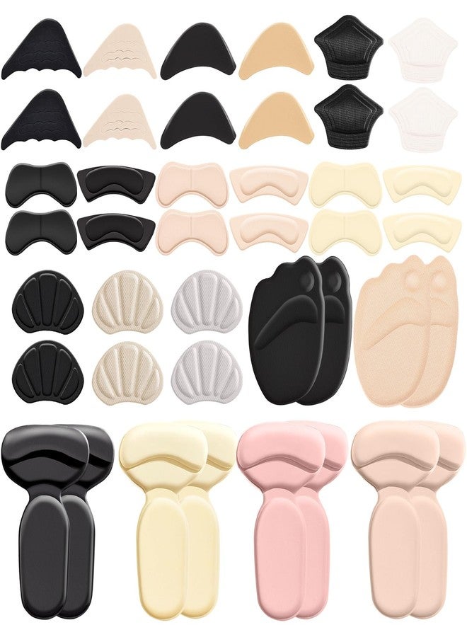 QIYUDA 21Pairs High Heel Pads for Shoes Women, Comfort Anti-slip Shoe Cushion Inserts Filler - Image 1